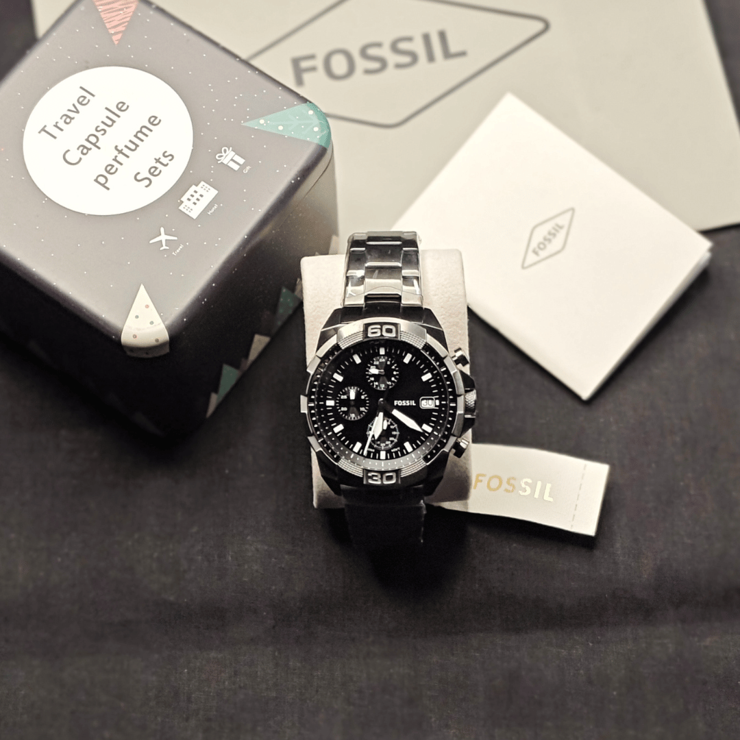 Bronson Chronograph Smoke Stainless Steel Watch